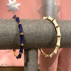 Stella & Dot bamboo bangle bracelets